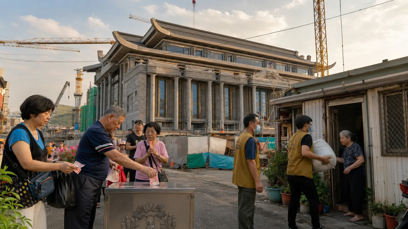 救人還是蓋帝國?寺廟、教堂、靜思堂與慈善大樓的資產迷思